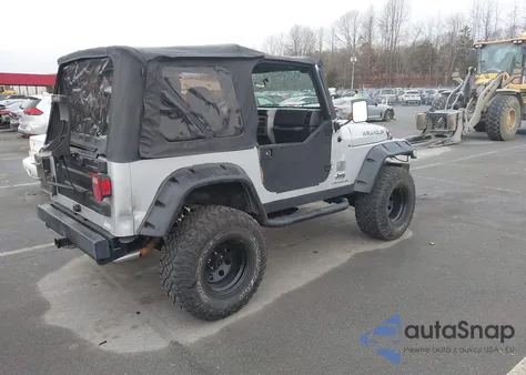 2004 Jeep Wrangler X z USA, uszkodzony, nr VIN 1J4FA39S44P792903